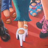 In their high heels