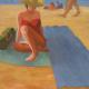 Woman in a straw hat