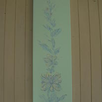 Aqua floral climber
