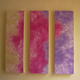 Violet trio | (sold) | 3 x 30cm | Acrylic on canvas Violet trio