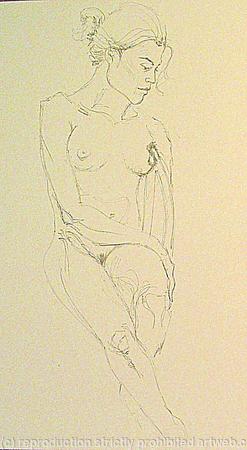 Leticia Sitting - Sketch