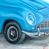 Travis Blue Car