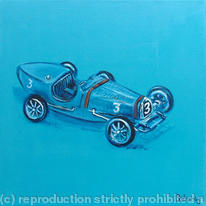 Vintage Blue Racer