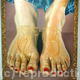 Feet with Indian Jewellery