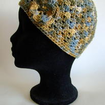 Mossy Hat with removable flower brooch