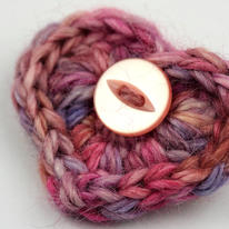 Alpaca Wear Your Heart on Your Sleeve Brooch