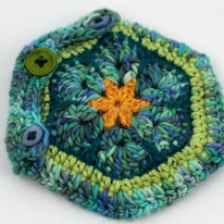 African Flower Purse