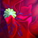Poppy III | £400 | 76 x 76cm | Acrylic on canvas Poppy III