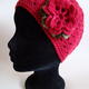 Red Flower Hat