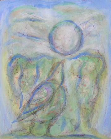 Bird in a Forest with the Moon