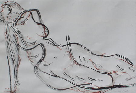 Reclining Nude in Repose