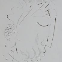 Head in Contemplation
