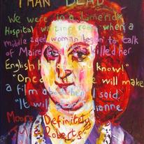 Better Red Than dead | | 30 x 40cm | Acrylic on canvas Better Red Than dead