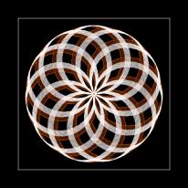 a digital images inspired by patterns from miniature pinting