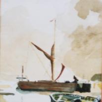 Sailing barge Pin Mill  (Private Collection)