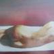 Nude on white (Private… | | 40 x 36cm | Oil on canvas Nude on white (Private…
