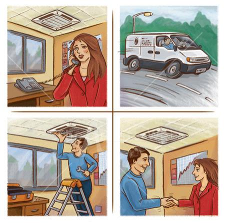 Heating Repair Company Calendar