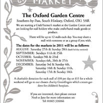 Poster for Craft/Farmer's Market