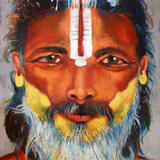 untitled (Kumbh Mela) - Acrylic