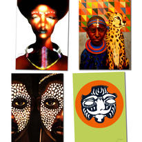 hidden Africa Greetings Cards