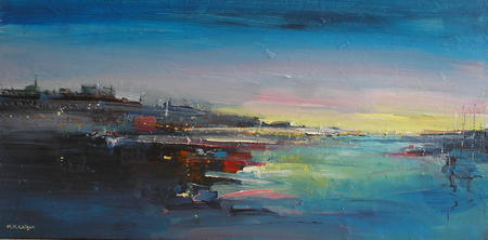 Evening Harbour, Whitby Lights
