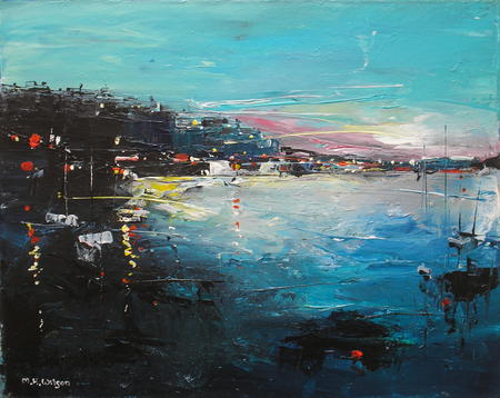 Evening, Harbour Lights