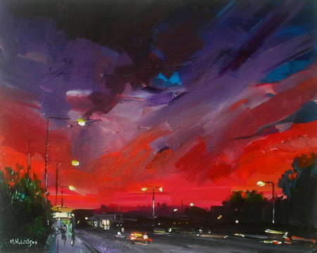 Red Sunset, Eccy Road