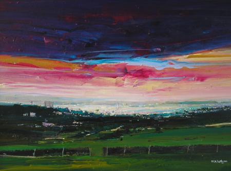 Alpaca View, Evening Sky From Ringinglow