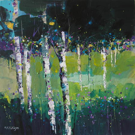 Bluebell Wood Birches