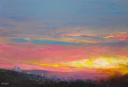 First Light, Sunrise over Sheffield