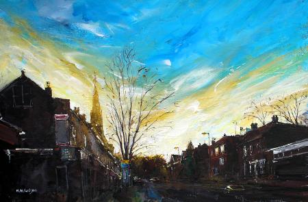 Autumn Winter Sunlight, Ecclesall Road 2