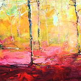 Autumn Woodland (Morning) 7 - Acrylic