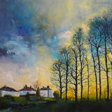 Winter Sunlight, Bingham Park - Acrylic on Box Canvas