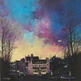 Winter Sunset Ranmoor Inn - Acrylic