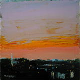 Skyscape, Ranmoor Sunset 1 - Acrylic on Box Canvas