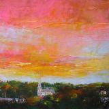 St. Johns, Ranmoor (Autumn Evening Sky) - Acrylic