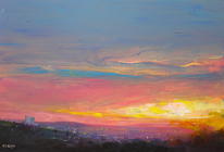 First Light, Sunrise over Sheffield