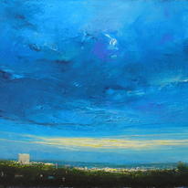 Evening Storm Sky, Last Sunlight