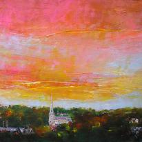 St. Johns, Ranmoor (Autumn Evening Sky)