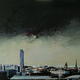 Blue Grey City Sky