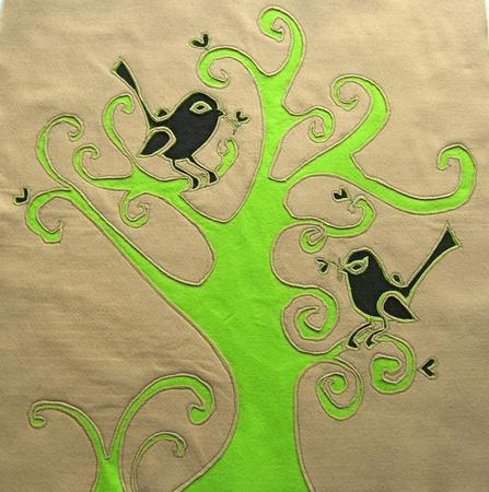  Embroidery for cushion