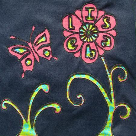 Flower and the butterfly