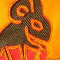 Field mouse cushion - detail