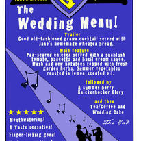 The Wedding Menu 