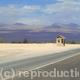 Desert bus stop