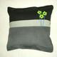 Mini flower applique… | (sold) | 46 x 46cm | Cashmere, Wool and corduroy Mini flower applique…