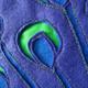 Peacock cushion - detail