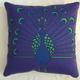 Peacock cushion
