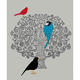 Three Bird Tree- G