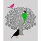 Three Bird Tree (G)